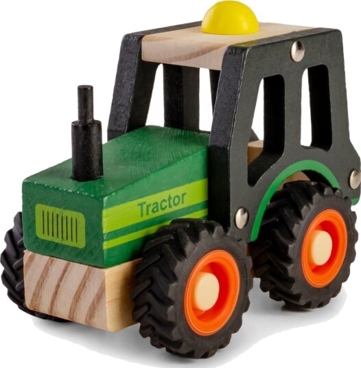 Daffi Tretraktor Med Gummihjul