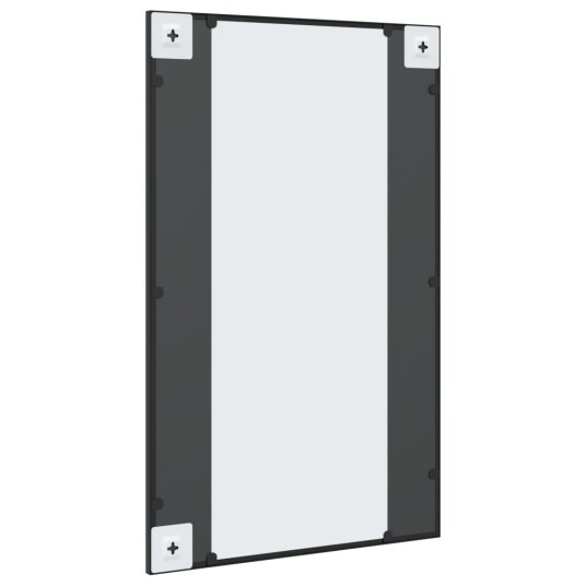 vidaXL Veggspeil svart 50x80 cm rektangel jern vidaXL Veggspeil svart 50x80 cm rektangel jern