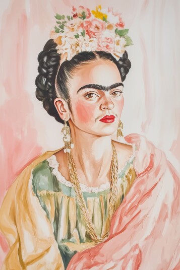 Plakat Frida Kahlo Portrett