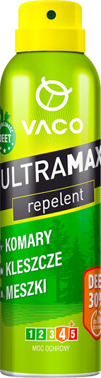 Vaco Vaco Ultramax Spray Mot Mygg, Klegg Og Knott Deet 30% 170 Ml Vaco Vaco Ultramax Spray Mot Mygg, Klegg Og Knott Deet 30% 170 Ml