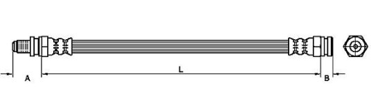 Bremseslange METZGER 4114090