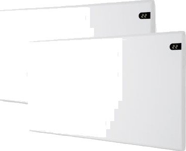 Adax Neo Basic Panelovn 1000W hvit 2pk