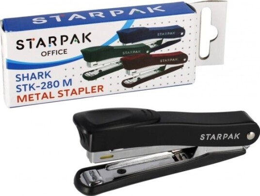 Starpak Stiftemaskin Met 12K 10 Svart Stk-280M Pud 12/144