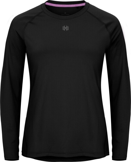 Hellner Women"s Core Running Rn Long Sleeve Tee  Black Beauty S