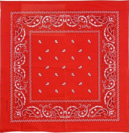 Widmann Rød Paisley Bandana