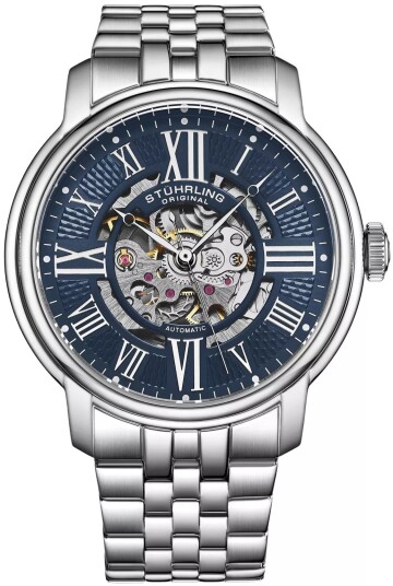 Stührling Original Herreklokke 4031.5 Legacy Blå/Stål Ø42 mm