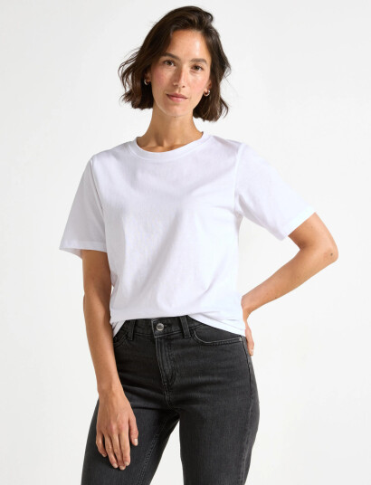 Lindex T Shirt Erica Basic White XL
