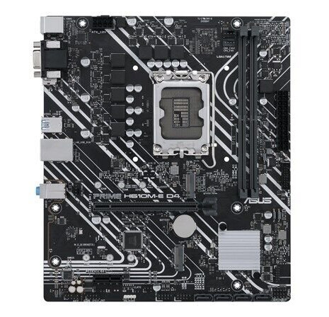 ASUS H610M-E D4 Micro-ATX Hovedkort med LGA 1700 og DDR4 Støtte