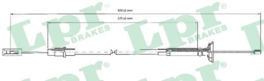 LPR C0263C Clutchkabel LPR C0263C Clutchkabel