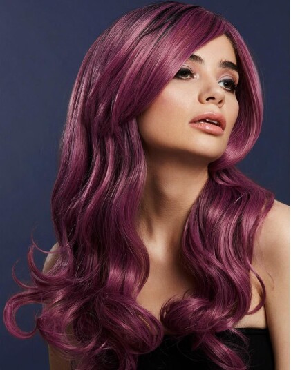 Khloe Deluxe Wig Kan Styles! Lilla Parykk med Bølger