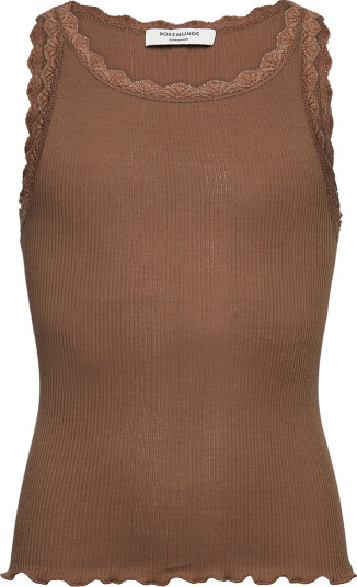 Rosemunde Topp   RkBalta   Rib   Modal   Coca Mocha   Rosemunde   10 år (140)   Singlet   Brun