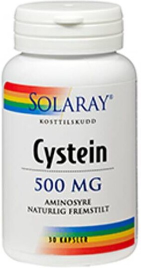 Solaray Cystein 500 Mg 30 Kapsler