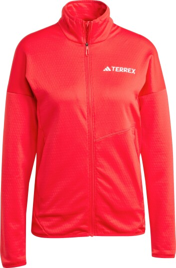 Adidas Women"s Terrex Xperior Climawarm Light Fleece Jacket Pure Ruby XL