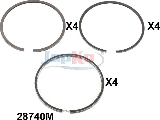 Stempelring JAPKO 428740JM