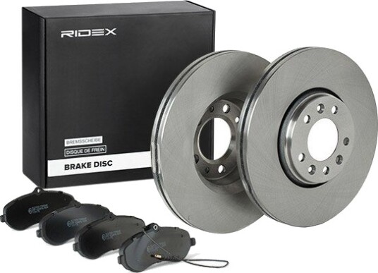 Bremseskiver og -klosser RIDEX 3405B0882