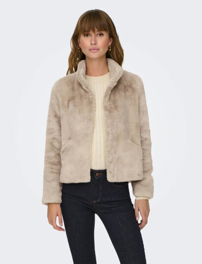 ONLY Onlnewvida Life Faux Fur Jacket Otw Cc Beige L ONLY Onlnewvida Life Faux Fur Jacket Otw Cc Beige L