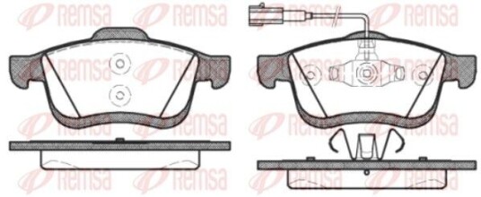 Bremseklosser REMSA 1183.22