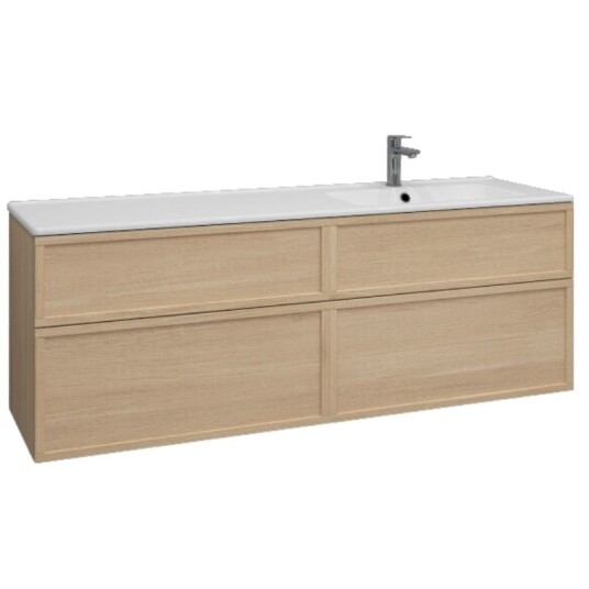 Svedbergs Poem Ramme Servantskap D45 med 4 Skuffer Ren eik / 160cm Push Open SV-3451643-P Svedbergs Poem Ramme Servantskap D45 med 4 Skuffer Ren eik / 160cm Push Open SV-3451643-P