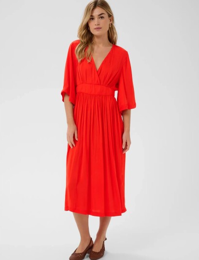 Saint Tropez Phernandasz Dress - Red - XS