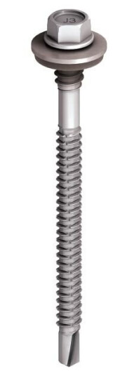 Ejot 306147/E19E Sandwichelementskrue rustfri for stålprofiler JT3-D 6H5,5/6,3 x 147 mm 100-pakning Innfesting
