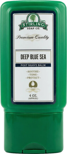 Stirling Soap Co. Post-Shave balm etterbarberingskrem Deep blue sea 118ml Stirling Soap Co. Post-Shave balm etterbarberingskrem Deep blue sea 118ml
