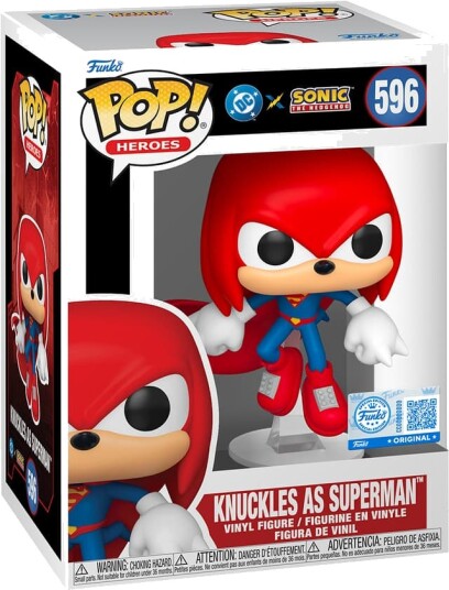 Funko POP Sonic The Hedgehog actionfigur Knuckles As Superman