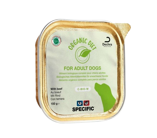 C Bio W Organic Diet With Beef 5 X 150 G Hund Hundefôr Våtfôr Specific