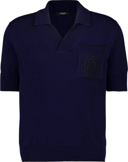 Balmain Herre Strikkevarer Blå L,
