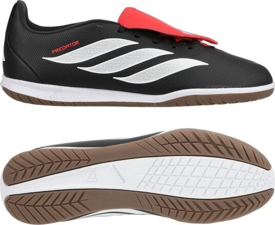 adidas Predator Club Fold over Tongue IN Immortal DNA Svart/Fottøy Hvit/Lucid Red Barn Innendørs (IC) størrelse 38⅔ adidas Predator Club Fold over Tongue IN Immortal DNA Svart/Fottøy Hvit/Lucid Red Barn Innendørs (IC) størrelse 38⅔