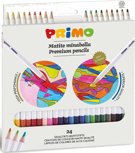 Primo Colour Pencils 24 Pcs Minabella Multi/patterned ONE SIZE