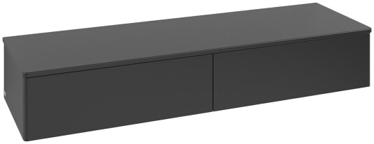 Villeroy & Boch Villeroy & Boch Antao Sideskap 160x50x26,8 cm m/lys Sort Matt