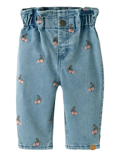 Lil"Atelier Nbfdeva Loose Emb Jeans 2024 Es Lil   Blue   74