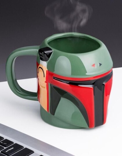 Lisensiert Boba Fett Formet 3D Krus 650 ml Lisensiert Boba Fett Formet 3D Krus 650 ml