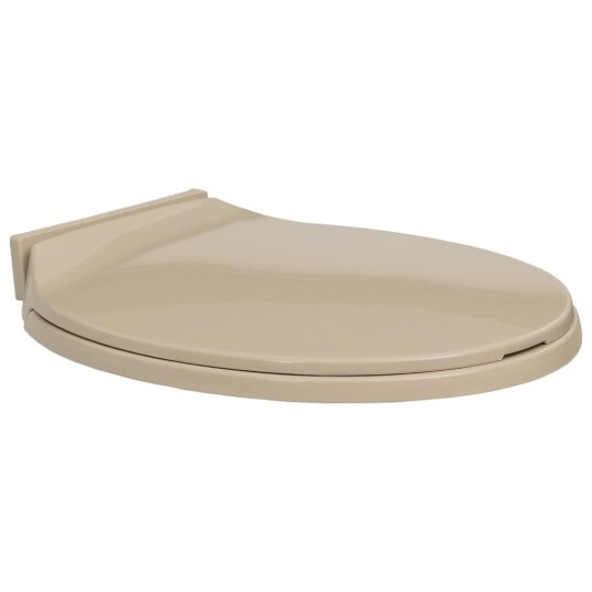 vidaXL Toalettsete myktlukkende beige oval vidaXL Toalettsete myktlukkende beige oval
