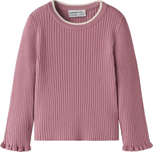 Name It Nmfleanna Ls Knit Pink 122 128