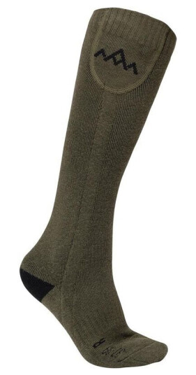 Heat Experience Heated Everyday Socks V2 Olive Green Olive green L