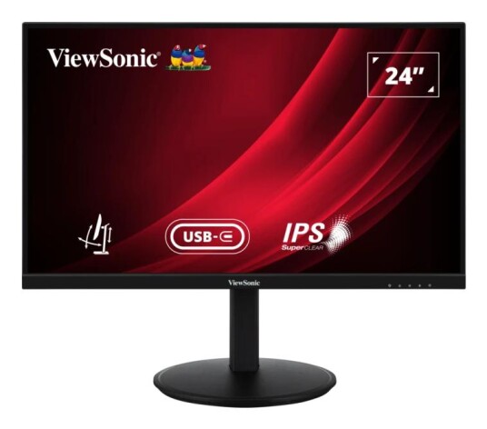 ViewSonic LED monitor VG2409-MHDU-2 Full HD. 300 nits. resp 5ms. incl 2x2.5W speakers 100Hz USB-C 65W power NS ViewSonic LED monitor VG2409-MHDU-2 Full HD. 300 nits. resp 5ms. incl 2x2.5W speakers 100Hz USB-C 65W power NS