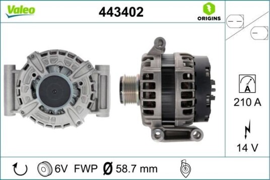 Dynamo VALEO 443402 Dynamo VALEO 443402
