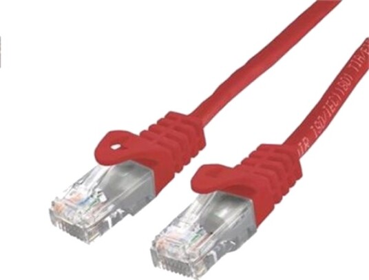 C Tech Cat6 Utp Rød 0,5 M