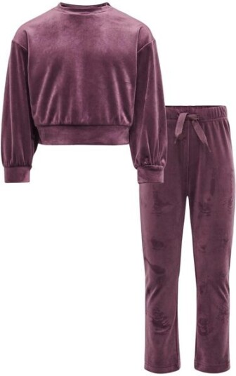 Kids Only Kmgrebel joggedress i velour Winetasting