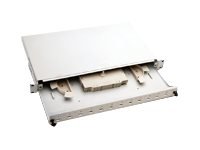 Alantec - Koblingspanel - Sc X 12 - Grå Ral 7035 - 1U - 19"
