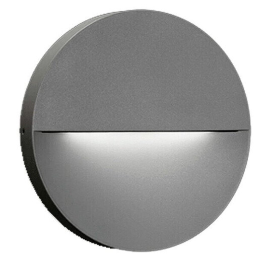 Eclipse LED Utendørs Vegglampe Grå - Ares Eclipse LED Utendørs Vegglampe Grå - Ares