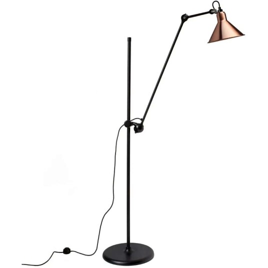 DCW - 215 Golvlampe Svart/Kobber/Hvit Lampe Gras