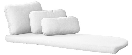Cane-line Savannah puteset Hvit Venstremodul daybed Hvit Cane-line Savannah puteset Hvit Venstremodul daybed Hvit