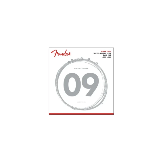 Fender Super 250 gitarstrenger (009-046) forniklet stål, ball end Fender Super 250 gitarstrenger (009-046) forniklet stål, ball end