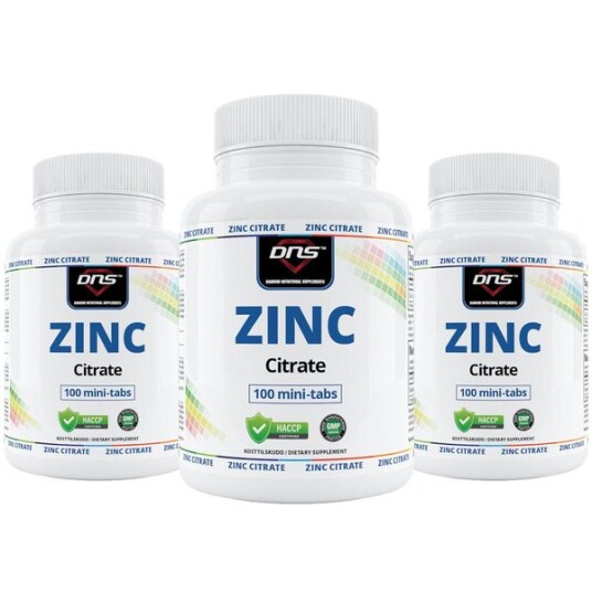 3 pack Zinc Citrate 3 x 100 tabs