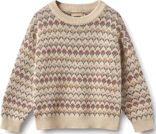 Wheat Jacquard Pullover Harlow OFFWHITE 98
