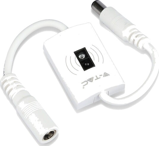 Håndsensor til LED strips 12V Max 24W hvit 2.1mm DC plugg av/på sensor til sengelampe