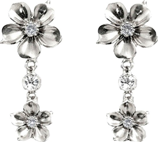 IOAKU Øreringen LA Fleur Detail Studs Gold Sølv