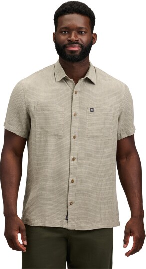 Black Diamond Men"s Scenic Route Ss Shirt Pine Smoke chalk S